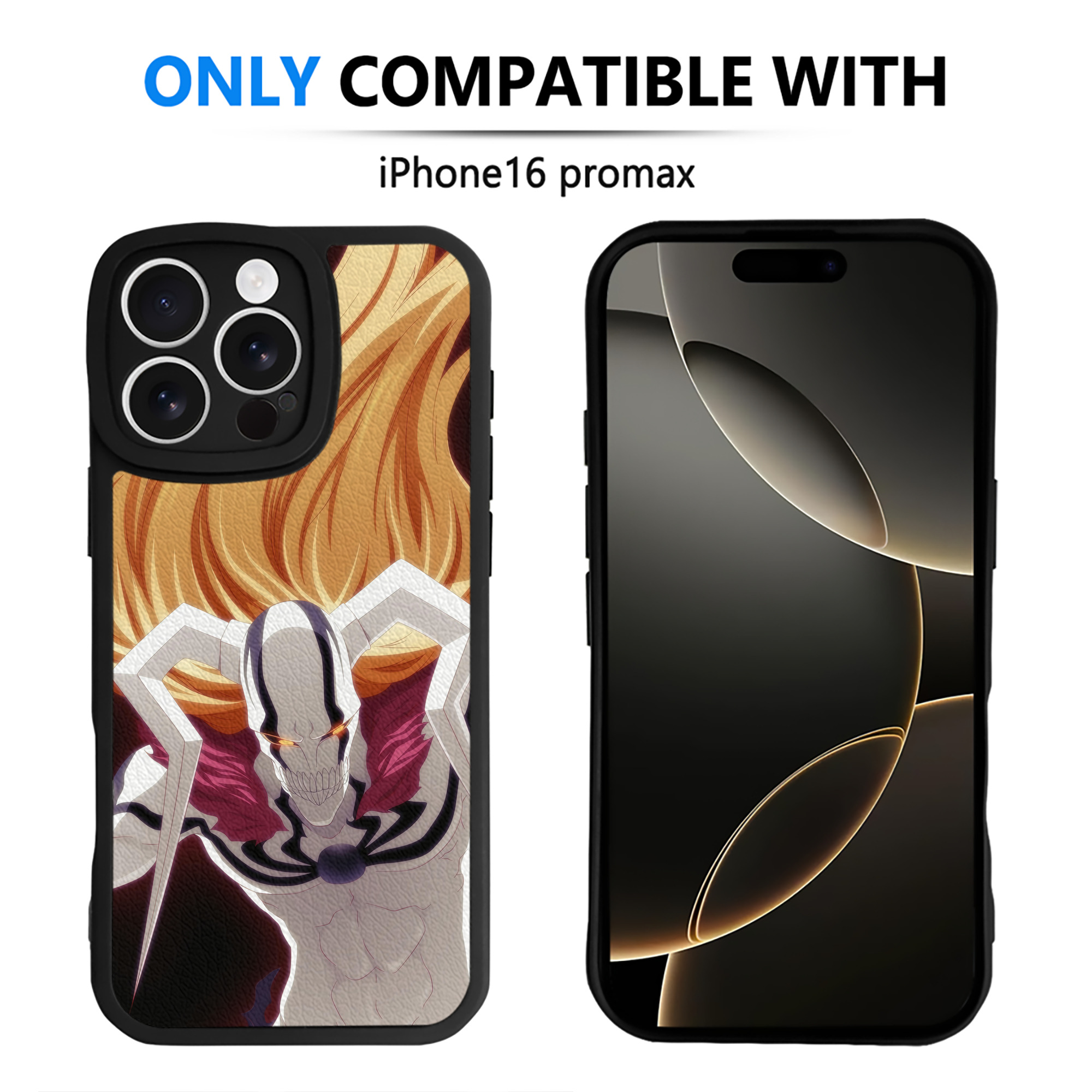 （画像用） ブリーチ BLEACH 【iPhone 16シリーズ対応】シリコンスマホケース（レザー調） 材質：シリコン